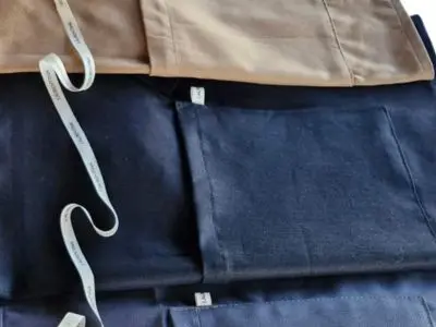 delantales de cocina gabardina al por mayor personalizados